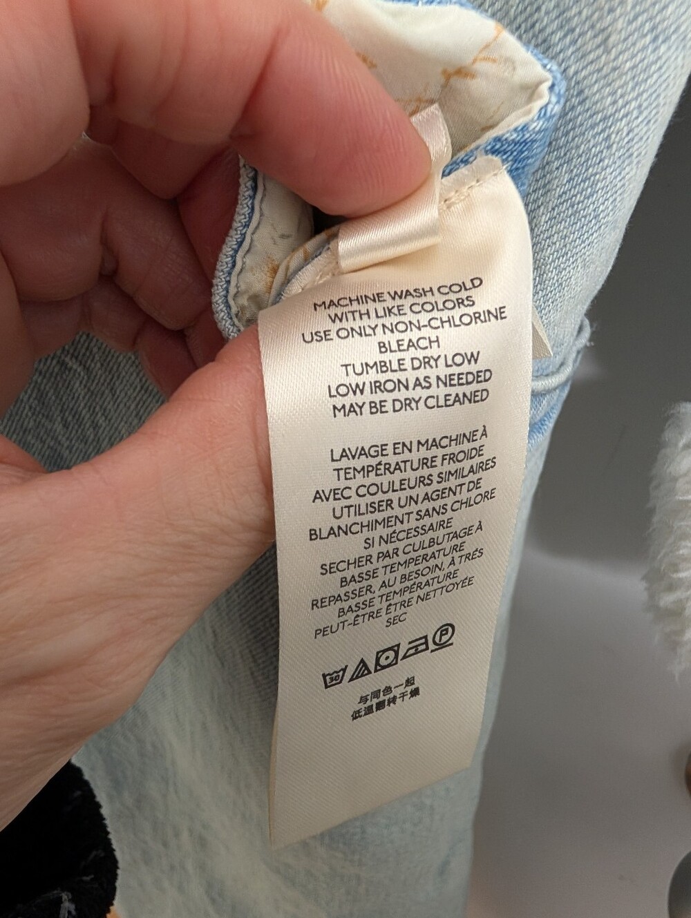 Anthropologie Pilcro Sherpa-Lined Long Denim Coat – Size Small - Picture 7 of 8